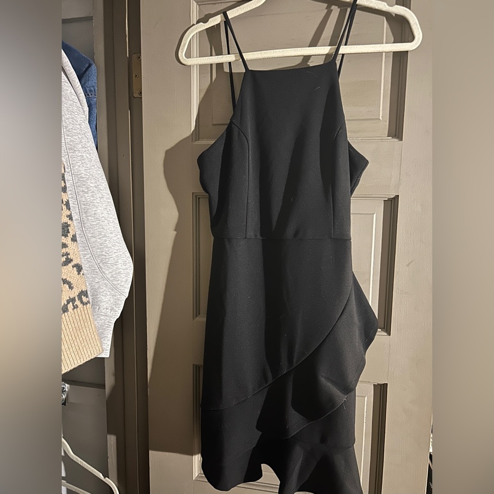 Lulus black short dress worn once